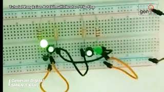 Tutorial Mudah Cepat di Pahami Rangkaian Astabilmultivibrator  Flip Flop  GENid SMKN 1 Klari [upl. by Yeltihw13]