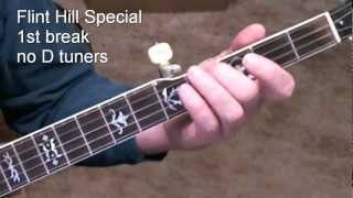 Tom Adams banjo lesson  Flint Hill Special [upl. by Summer]