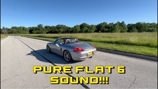 Letting the 986 Boxster S 550 Spyder sing with the Circuit Werks V2 exhaust and secondary pipes [upl. by Nohtanoj700]