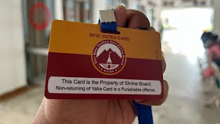 Procedure to get New RFID Card  Vaishno Devi Yatra [upl. by Llertak904]