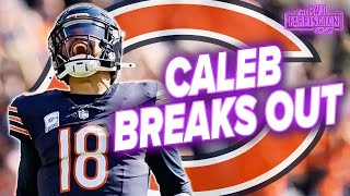 Caleb Williams OBLITERATES Panthers Bears LOOK DANGEROUS in blow out win  NFL Reaction  PFS [upl. by Nyladnohr]