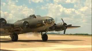 B17 Flying Fortress Bomber Flight  RAW  With Interviews [upl. by Avad787]