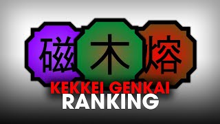 Ranking ALL Kekkei Genkai  Tier List amp more [upl. by Jocelin]