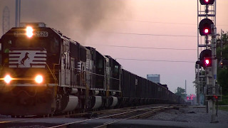 3 SD70s on NS 808 Bham AL 5917 [upl. by Yahsed]