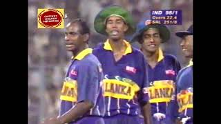 1996 World Cup Semi Final  India vs Sri Lanka  Turning Points  Famous Match [upl. by Nonnahs560]