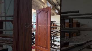 Red oak solid wood wardrobe door the first choice for American log style solidwood [upl. by Ainar333]