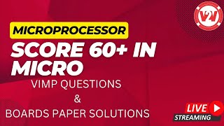 MICROPROCESSOR  DTM MICRO  SY diploma CO  AIML  Board Paper Solution amp VIMP for Board Exam [upl. by Franz]