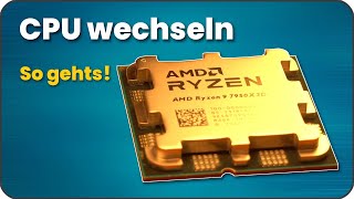 CPU wechseln bzw austauschen amp Prozessor aufrüsten [upl. by Akihsay729]