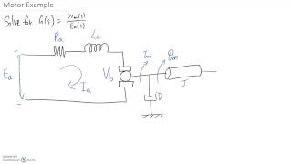 Example Motor Transfer Function [upl. by Arabeila]