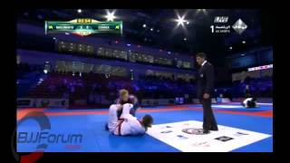 BJJFORUM  UAEJJF World Pro 2015  Vanessa Nascimento x Andressa Correa [upl. by Sou349]