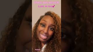 UNICE Wig Review 💕unicehair wigreview [upl. by Nonnair]