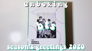 unboxing bts ❝seasons greetings 2020❞ i actually got it this year lol [upl. by Mharba799]