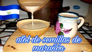 ATOL DE SEMILLA DE MARAÑON EN OLLA DE BARRO [upl. by Ecertal]