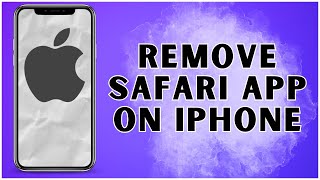 How To Remove Safari App On iPhone 2024  iPhone [upl. by Nosneh]