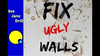 How to Laminate Drywall to Fix Ugly Walls [upl. by Ainesey]