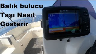 Garmin striker 5cv plus balık bulucu taşı nasıl gösterir balıkavı fishfinder garmin [upl. by Assillam]