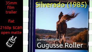 Silverado 1985 35mm film trailer flat open matte 2160p [upl. by Fesoy]