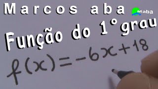 Função do primeiro grau Função Afim  Aula 01 [upl. by Fabrin]