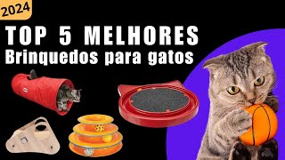 Top 5 melhores brinquedos para gatos 2024 [upl. by Nozicka]