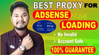 Best Proxy For AdSense Loading  Premium Residential Proxy  Bangla Tutorial [upl. by Blair]