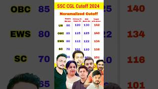 SSC CGL Tier 1 Expected cutoff 2024  ssc cgl cutoff 2024 ssccgl2024 cutoff shorts [upl. by Rukna]