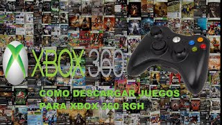 COMO DESCARGAR JUEGOS PARA XBOX 360 RGH By DBod [upl. by Pozzy]