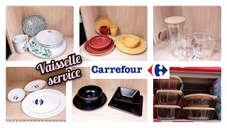 CARREFOUR ARRIVAGE 100  SERVICE VAISSELLE 😳👌 19 septembre 2022 [upl. by Naihtsirc]