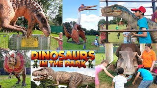 Dinosaurs in the Park Exhibition at Heaton Park [upl. by Sdlonyer]