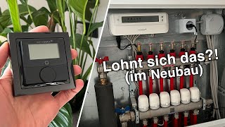 Fußbodenheizung SMART machen Homematic IP Thermostate amp Stellmotoren  Hausbau VLOG 35 🏡 [upl. by Anirdnaxela]