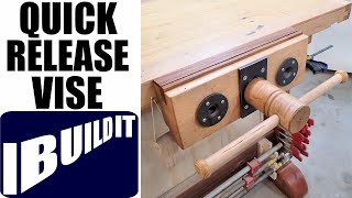 How To Make A Woodworking Vise  Quick Release [upl. by Schenck]