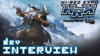 SMITE Tactics  HiRez Expo Developer Interview [upl. by Leiahtan]