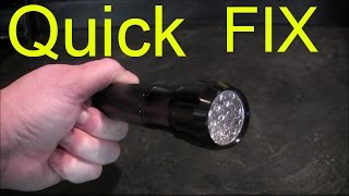 how to change flashlight battery [upl. by Naitsihc584]