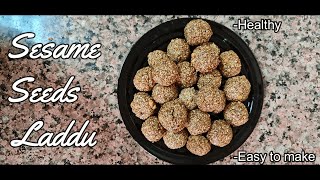 Sesame Seeds Laddu  എള്ളുണ്ട  Healthy  Easy to make  PK World [upl. by Teece32]