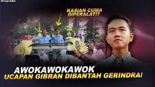 AWOKAWOK BELUM BELUM GIBRAN SUDAH DIBANTAH OLEH GERINDRA [upl. by Olaznog]