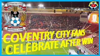 COVENTRY CITY FANS AFTER WINNING AWAY AT MIDDLESBROUGH [upl. by Sension]