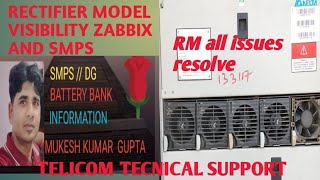 Rectifier model visibility zabbix and SMPS RM all issues resolvedelta SMPS [upl. by Nico42]