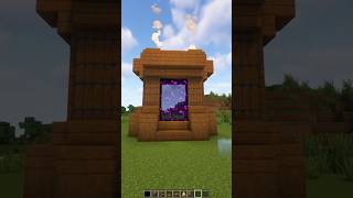 Minecraft Nether Portal Design 🤩 minecraft shorts [upl. by Mazur]