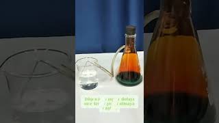 Nitrik asit bakır tepkimesiakışkanların basıncı deney experiment science chemistry [upl. by Gardy680]