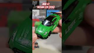 Nissan r35 automobile hotwheels hotwheelsnissan minigt toys 164scale diecast jdm nismo [upl. by Soalokin742]