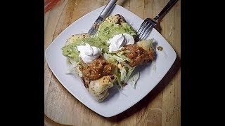 Air Fryer Pulled Pork BBQ Chimichangas [upl. by Llydnek]