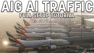 AIG AI Traffic  FREE Realistic AI Traffic amp VATSIM Model Matching  Microsoft Flight Simulator [upl. by Deeann808]