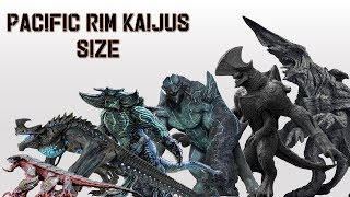 Pacific Rim Kaijus Size Comparison [upl. by Sabelle]