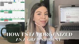 how i stay organized as a graduate student google calendar reading schedule tips and tricks [upl. by Beane726]