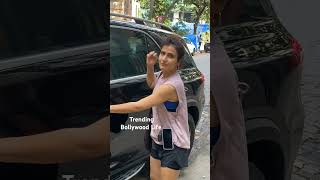 Fatima Sana shaikh spotted at gym exclusive [upl. by Nyltyak]