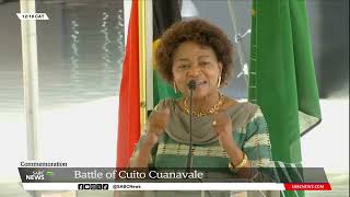 Battle of Cuito Cuanavale commemoration I Baleka Mbete on the history of the day [upl. by Yrrok44]