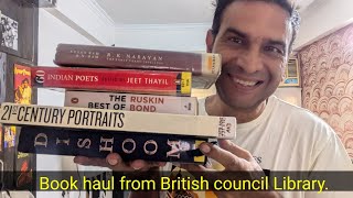 Book haul from British council Library Delhi [upl. by Pegma]