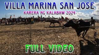 villa Marina carabao race 2024 full video [upl. by Oner]