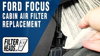 How To Replace Ford Focus Cabin Air Filter [upl. by Narhet778]