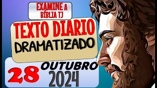 JW TEXTO DIÁRIO DRAMATIZADO 🔵 O DISCERNIMENTO✅ EXAMINE A BIBLIA TJ [upl. by Moscow]