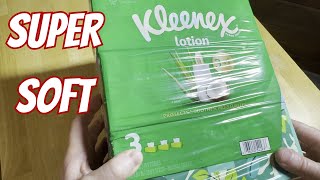 Kleenex Lotion Facial Tissues with Coconut Oil [upl. by Keheley]